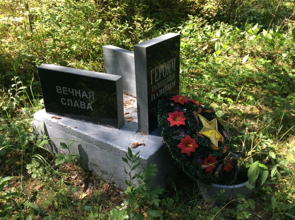 Саркюля. Братская могила на местном кладбище