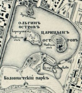 Петергоф. План 1860 г.
