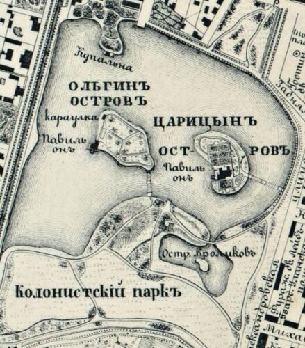 Петергоф. План 1860 г.